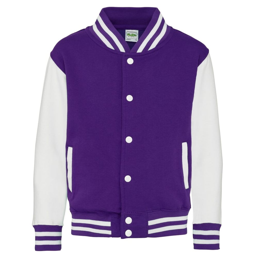 AWDis Just Hoods AWDis Kids Varsity Jacket